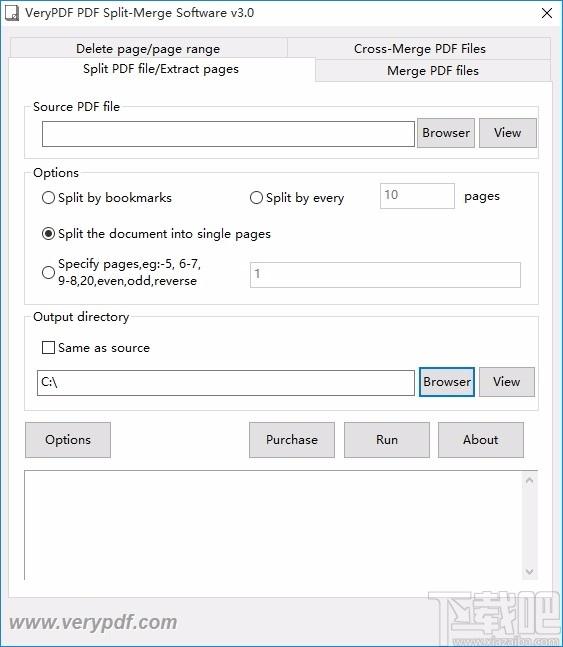 VeryPDF PDF Split-Merge下载,PDF文件拆分软件,PDF文件拆分