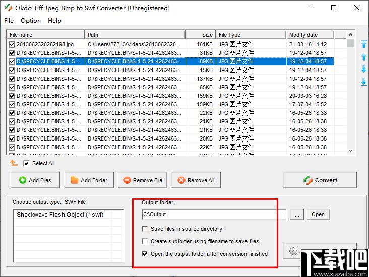 Okdo Tiff Jpeg Bmp to Swf Converter,图像转换,格式转换